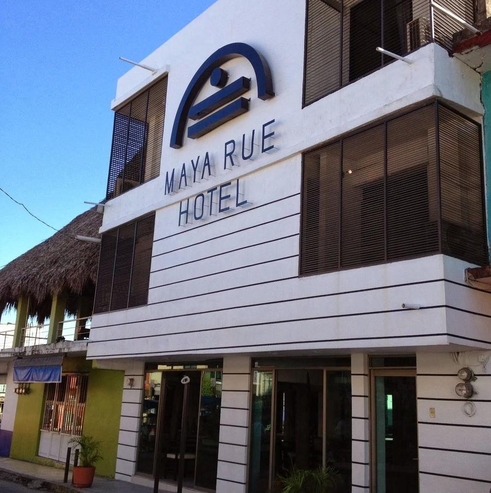 Hotel Maya Rue Palenque Bagian luar foto